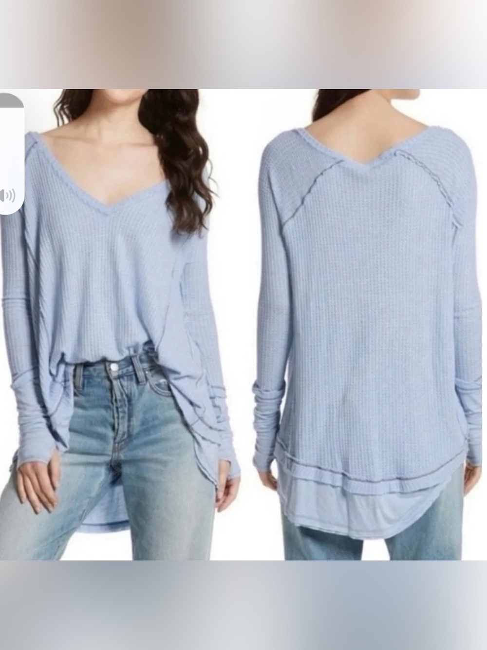 Free people Laguna thermal large like new